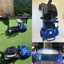 Mojo Whizz Mobility Scooter Lightweight Folding Easy Transport VGC