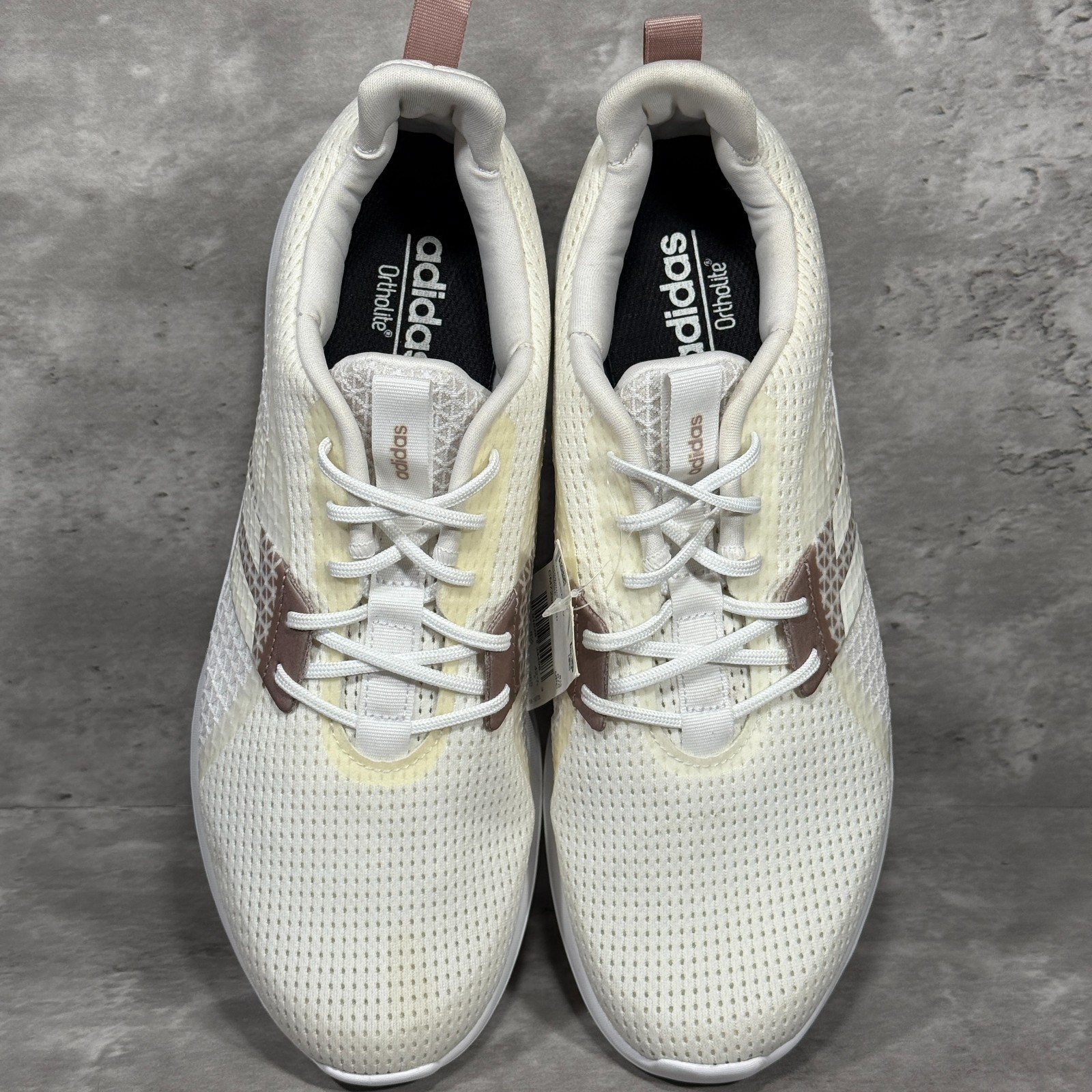 Adidas Element V Ortholite Cloudfoam Beige Lace Up Sneakers Women's Size 10 thumbnail 3