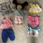 Vintage Cabbage Patch Kids Doll With Brown Hair, 25th Anniversary 2007 Doll Lot