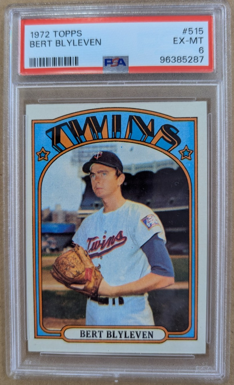 1972 Topps #515 Bert Blyleven - PSA 6 EX-MT