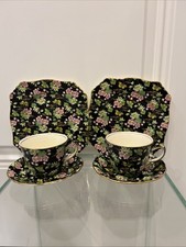 Royal Winton Orient Pair Tea Trios Cup Saucer and Side Plate Immaculate