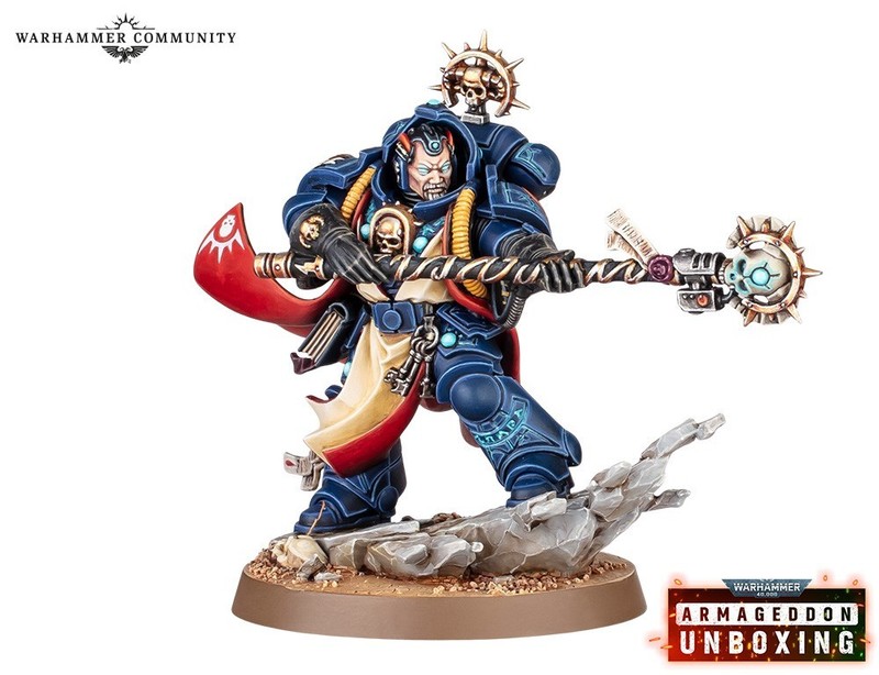 Warhammer 40k Armageddon Space Marine Librarian PRESALE Ships 20/6
