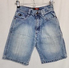 Southpole Shorts Boys Youth 8 Blue Baggy Loose Skater Hip Hop Denim VINTAGE