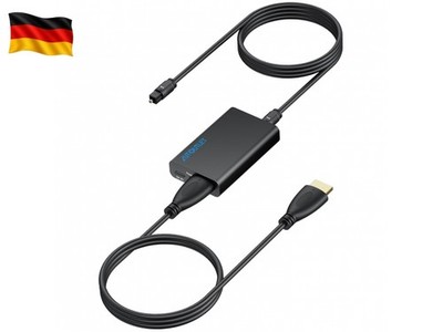 HDMI eARC/ARC Audio Extraktor, 192kHz DAC Wandler eARC/ARC auf Optisch Audio