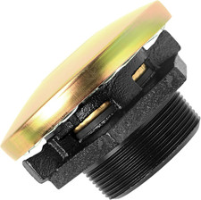 Transfer Tank Vented Fuel Cap W/Threaded Neck,Diesel Tank Cap with 2 Inch Base,F