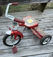 Vintage Red and White AMF Junior Children’s Tricycle