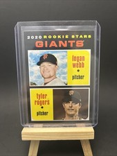 2020 Topps Heritage Giants 2020 Rookie Stars (Logan Webb / Tyler Rogers) RC #276
