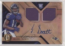 2018 Panini Gold Standard Rookie Jersey Double 57/75 Jaleel Scott #265 Auto 0a2