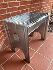 Tragbarer Grill, Kompakter Kohlegrill, klappbarer Grill, Holzkohle Grill