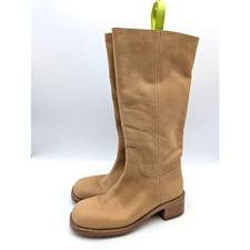 Steve Madden Riggs Knee High Boots Women's Banana Lea Size US11M EU41.5