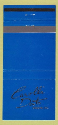 Matchbook Cover - Carolla Dost Design New York City 30 Strike
