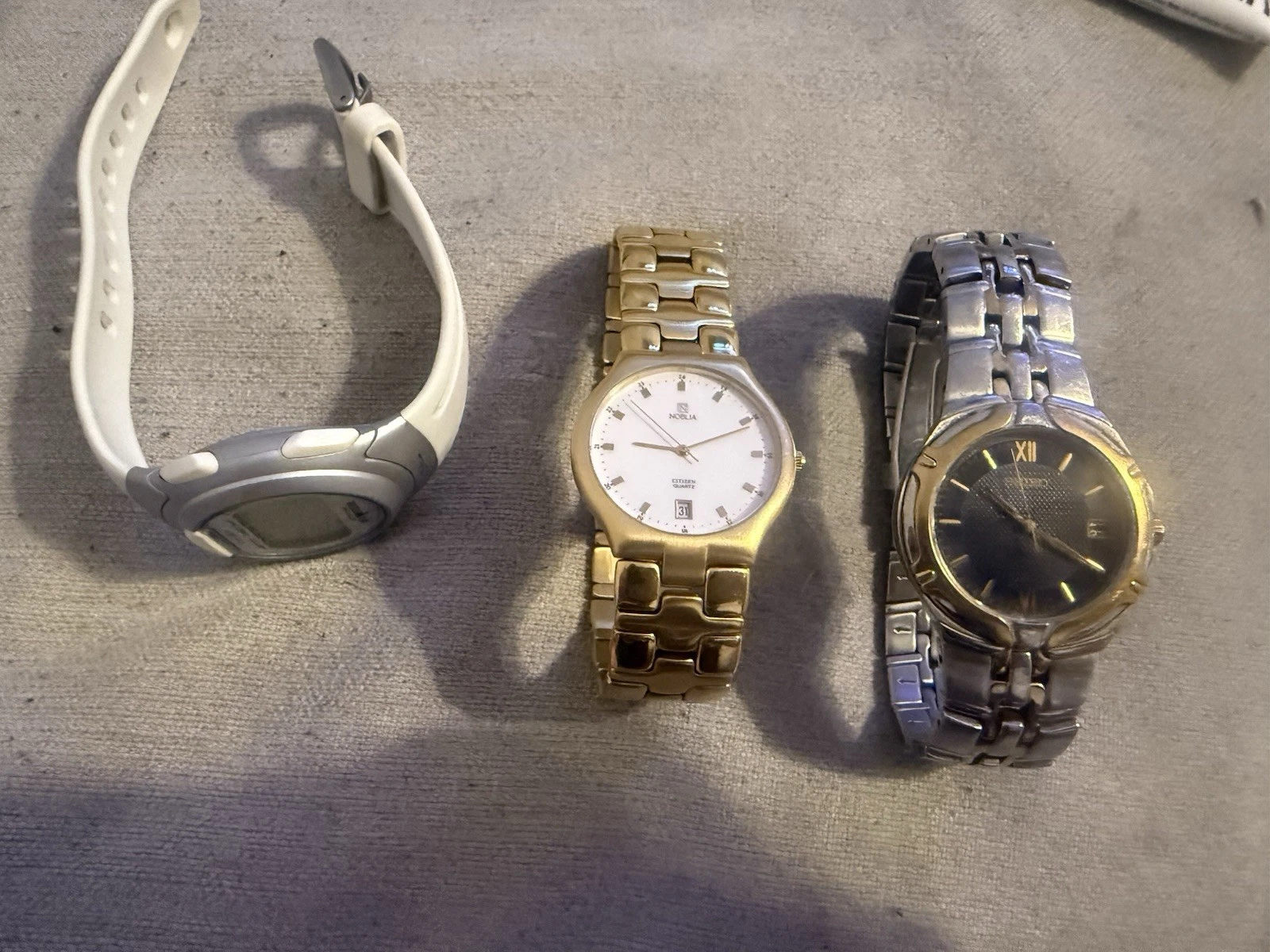 Watch Lot Citizen Noblia/Seiko/Timex Digital Ironman Quartz Parts/Repair