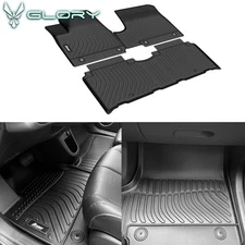 Fits 22-25 Hyundai Ioniq 5 All Weather 3D Molded TPE Floor Mat Front Rear Carpet