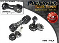 PFF16-530BLK Powerflex Schwarze Untere Drehmomenthalterung, Rennstreckennutzung