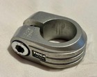OLD SCHOOL BMX TANGE TIOGA SC2 SEAT CLAMP, NOS SILVER 25.4, OG 80s ITEM.