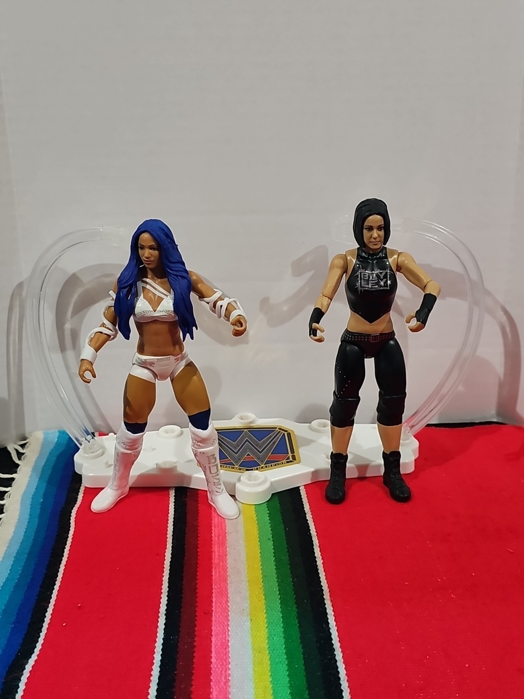 WWE Championship Showdown 9 SASHA BANKS All Elite Wrestling Figure Mercedes NXT