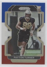 2021 Panini Prizm Rookie Red White & Blue Prizm Payton Turner #379 3a3