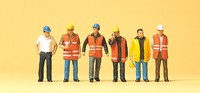 Preiser 10420 H0 Arbeiter Mit Warnweste