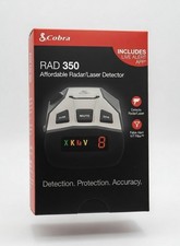 Cobra Electronics Rad 350 Radar and Laser Detector NEW With Life Alert App