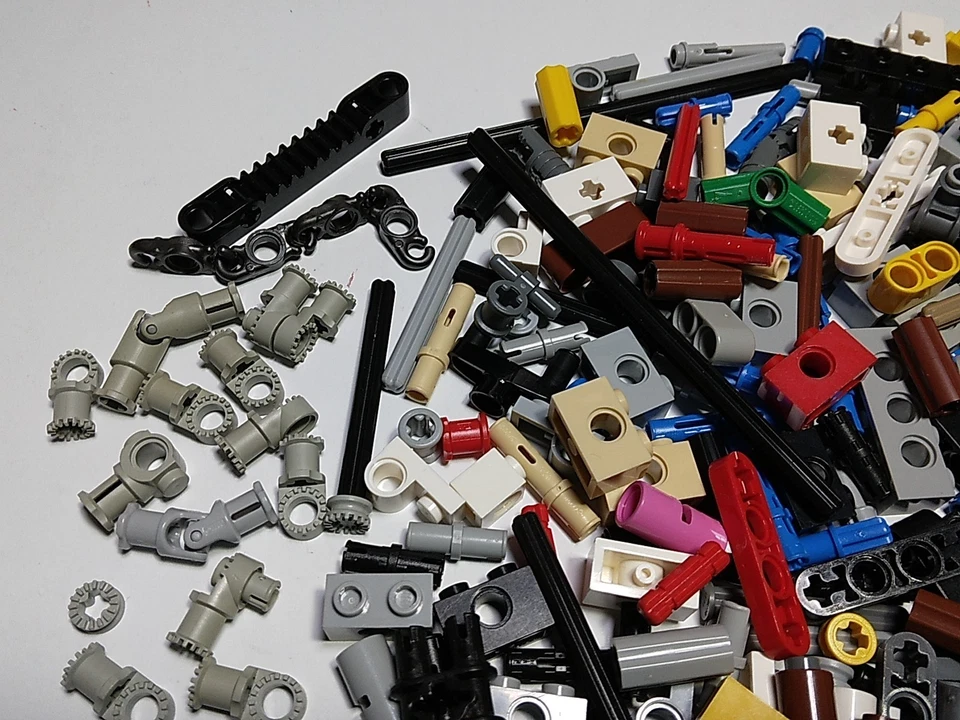 Lego 500 маленьких технических деталей подъемный рычаг кирпич редуктор соединитель оси переключатель соединения 749 - Изображение 4 из 4