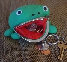 Naruto Shippuden Anime Gama-Chan Frog Coin Purse Wallet Plush