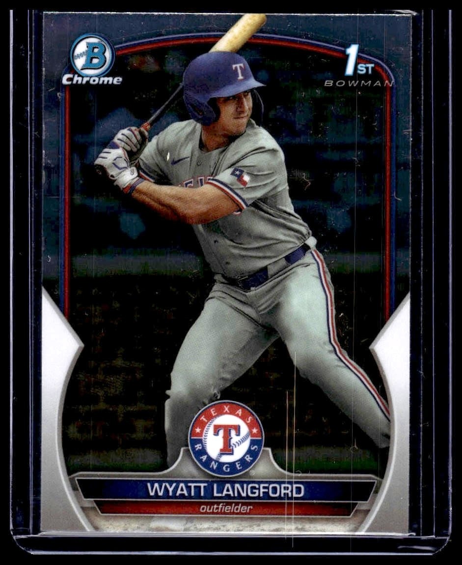 2023 Bowman Draft #BDC-106 Wyatt Langford Chrome