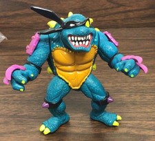 Vintage Slash Action Figure 1991 Playmates TMNT Incomplete