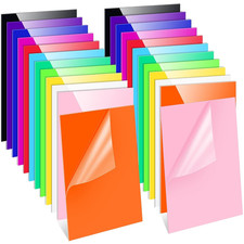 24 Pcs 12 X 8 Inch Colored Acrylic Sheets, 0.08'' Thick 2 Mm , 12 Colors Opaque