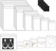 240 PCS Anti Tarnish Strips with Clear Jewelry Organizer Bag Silver Protection