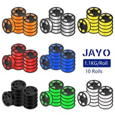 JAYO 10KG PLA Classic SILK PETG 1.75MM 3D Printer Filament 1.1KG NO Tangle LOT