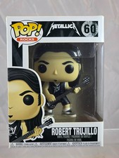 Funko Pop Rocks METALLICA Robert Trujillo Bassist #60 W/Protector NEW VAULTED