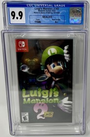 CGC Graded Luigi's Mansion 2 HD NEW Nintendo Switch (1019819002, 9.9 A++)