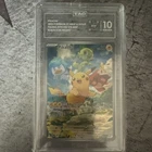TAG Graded 10 Pikachu Black Star Promo Paldea Evolved #027 Scarlet & Violet 2023