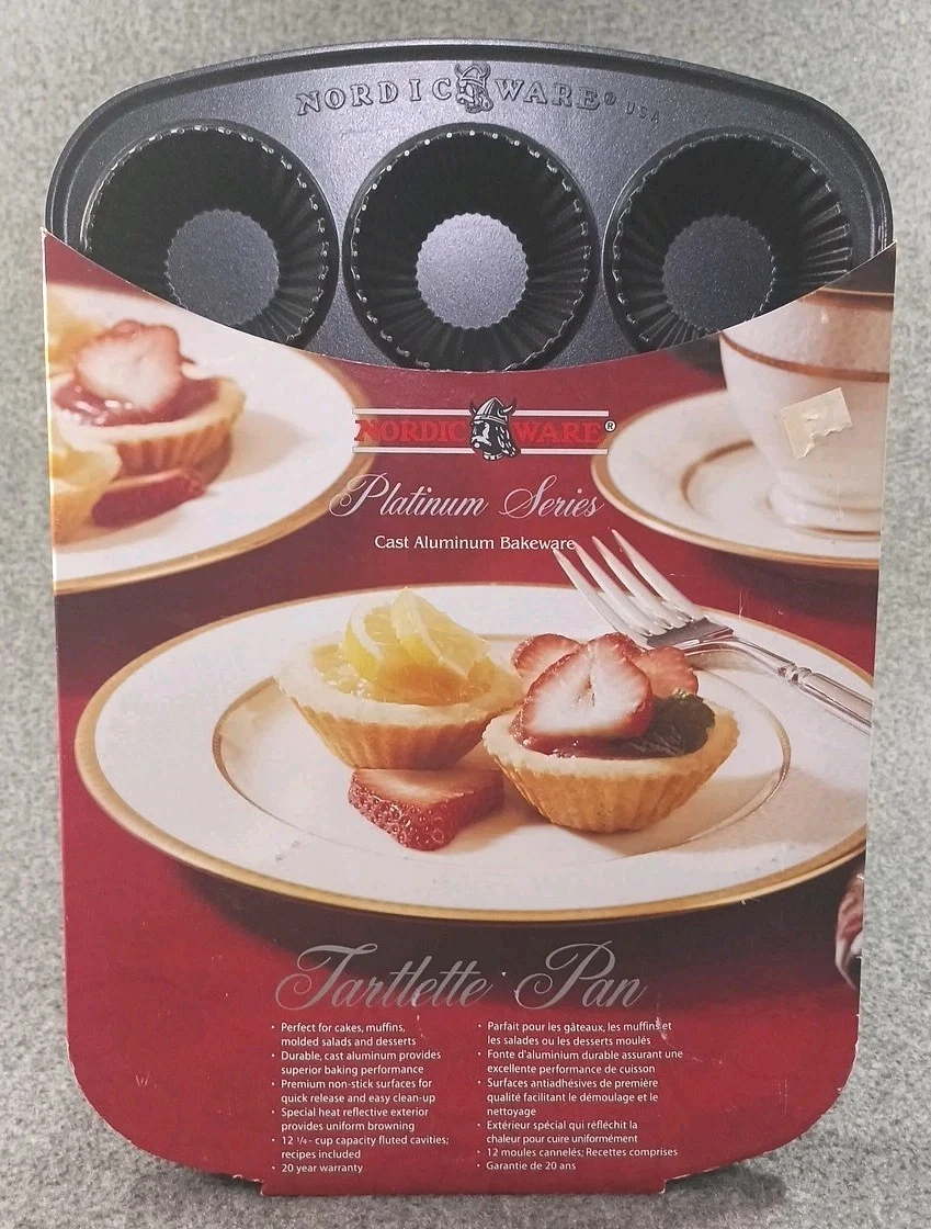 Nordic Ware Tart Pan Premium Series Cast Aluminum