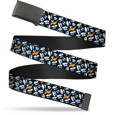 Adjustable Belt, Clamp Buckle, Cut-to-Fit, Daffy Duck Expression and (US IMPORT)