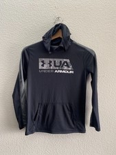 LOT Two 2 Under Armour Lightweight Sweatshirt Fitted Shirt Boys Large Bundle