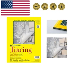 300 Series Tracing Paper Pad, Tape Bound, 11x14 inches, 50 Sheets 25lb/41g - ...