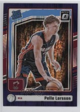 2024-25 Panini Donruss Optic Rated Rookie Purple Shock Prizm Pelle Larsson 13d0