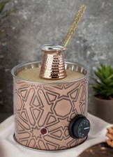Traditional Copper Turkish Heating Sand Coffee Maker 220V EU plug