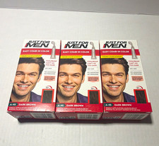 3 ct. Just For Men Easy Comb-In Color A-45 Dark Brown Hair Color Kit 1.2 oz 3 