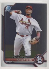 2022 Bowman Chrome Prospects Malcom Nunez #BCP-42 6u5