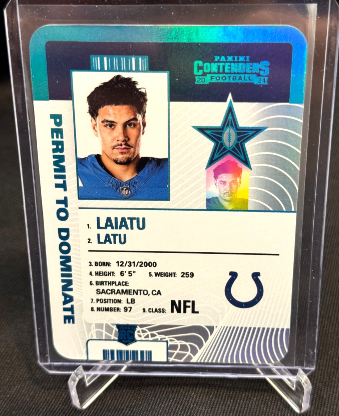 Laiatu Latu 2024 Contenders Permit To Dominate SSP Case Hit RC COLTS