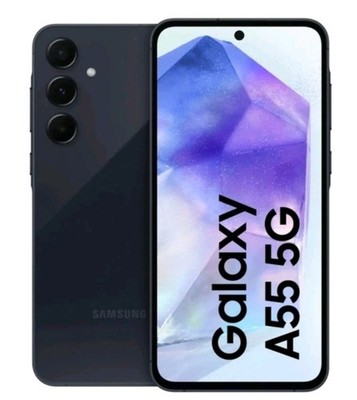 Samsung Galaxy A55 5G 256GB Awesome Navy SM-A556B/DS Blau Android Smartphone 