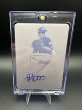 2025 Leaf Perfect Game Steven Echavarria Magenta Print Plate 1/1 Auto Free Ship
