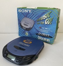 Sony Discman Compact CD Player D-180AN - Boxed