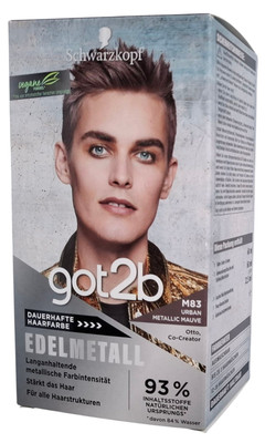 Schwarzkopf Got2b M83 Urban Metallic Mauve Edelmetall Haarfarbe 