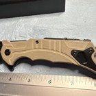 Recon Blade Mystery Box Tan/Black Manual Tanto Pocketknife SS Liner Lock 1 — photo 8