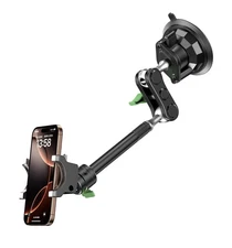 Car Phone Holder, Ultra-Durable Mteal Phone Holders for Your Car, 360° Rotati...