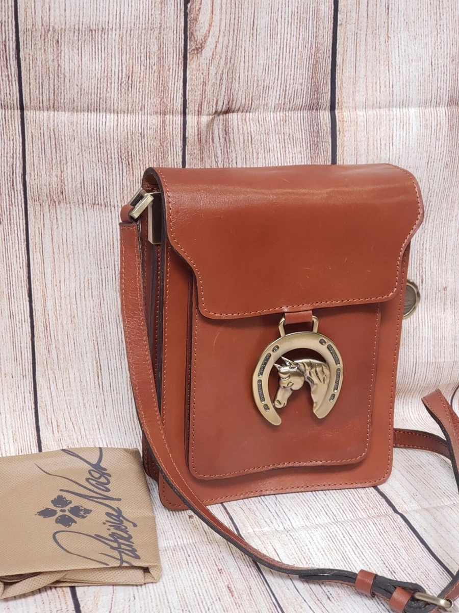 Leather North South Crossbody, Leather Handbags