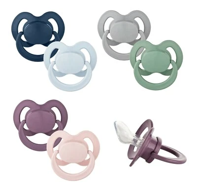 2 Stück Baby Nova Schnuller Beruhigungssauger Silikon Kieferform Ortho